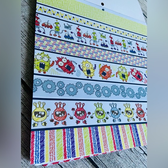 Card-stock book Monsters and Robots. Acid Free paper. Selling book w/ 21 sheets - Picture 9 of 16